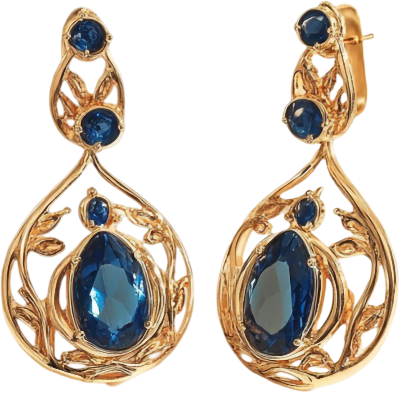 Queen teardrop earring